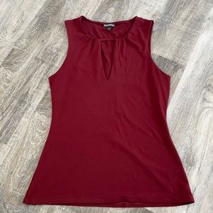 Maroon, express tank top